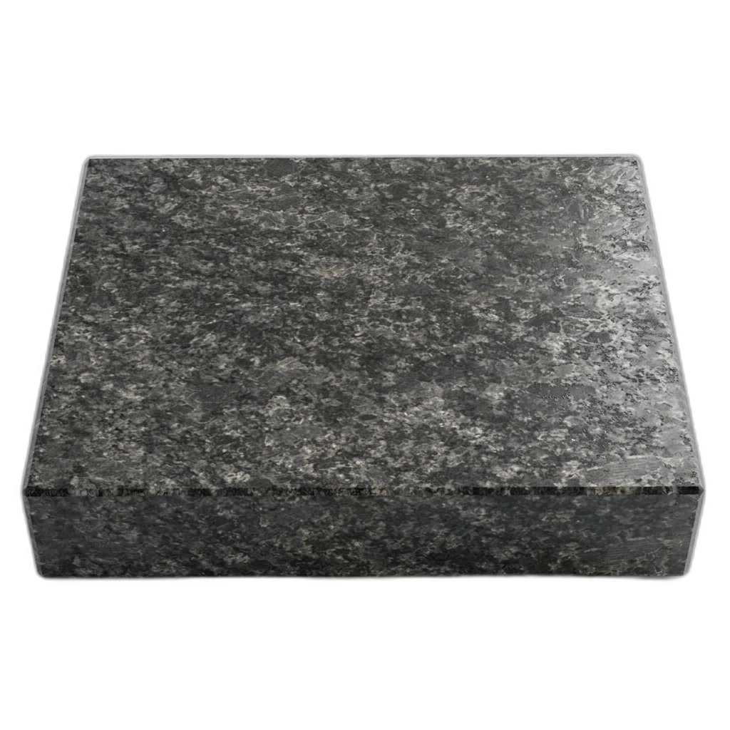 Rechteckige Grabtafel aus Steel-Grey-Granit – Liegeplatte Friedhof Hamburg-Öjendorf